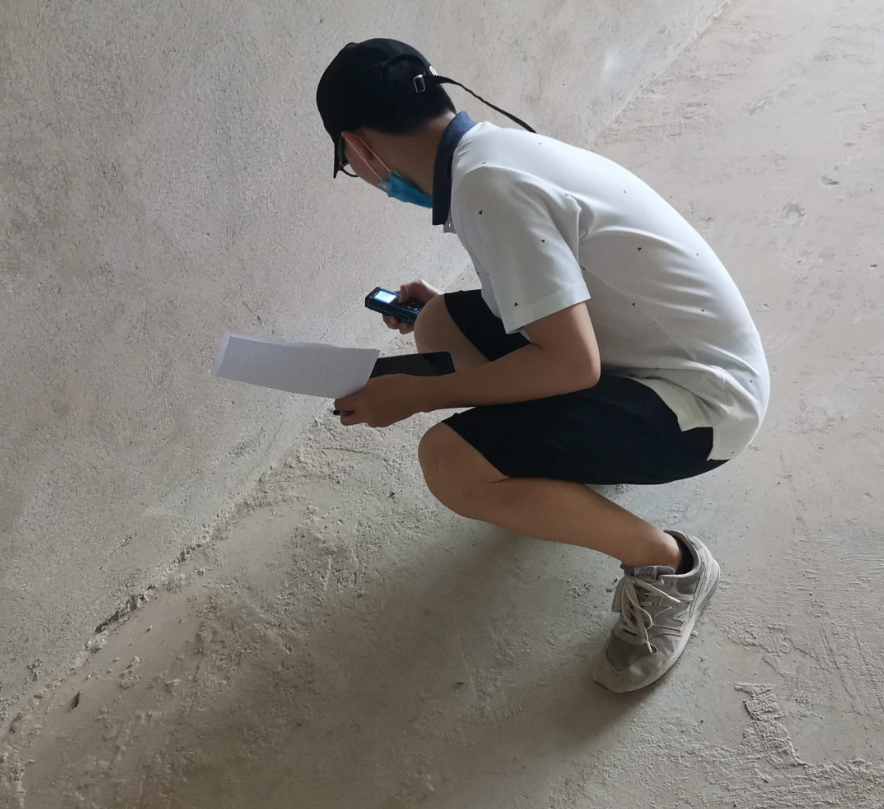 设计师量房现场