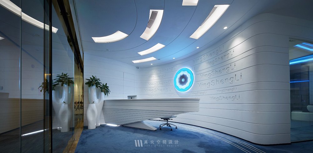 办公室前台接待装修设计
